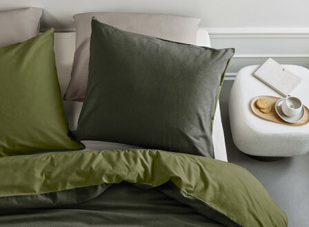 Beddinghouse Flanel Dekbedovertrek Warm Green 32374