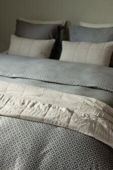 Linolux Sprei Stonewashed Blocks Stone LNX SPREI STONST | 32223