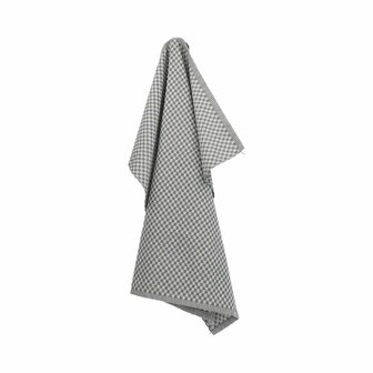 Bunzlau Castle Theedoek Small Check Anthracite 6419 | 32438