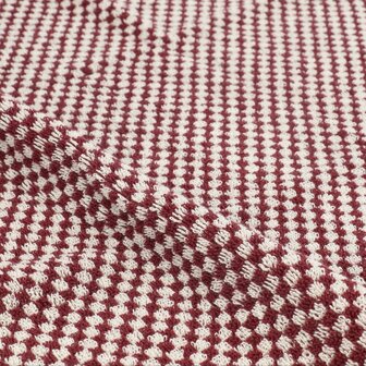 Bunzlau Castle Keukendoek Small Check Burgundy 6420| 32439
