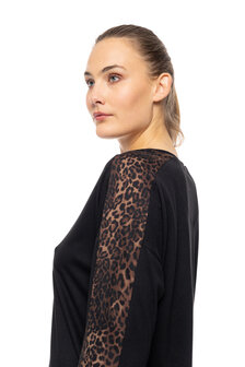 Pink Label Dames Nachthemd Leopard W1716 | 32418