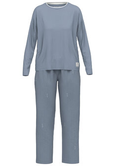 Tom Tailor Dames Pyjama Blauw 60361-6061-623 | 32430
