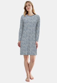 Tom Tailor Dames Nachthemd Blauw 60352-6085-625 | 32182