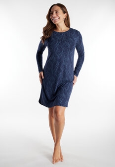 Tom Tailor Dames Nachthemd Donkerblauw 60350-6085-635 | 32229