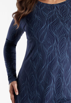 Tom Tailor Dames Nachthemd Donkerblauw 60350-6085-635 | 32229
