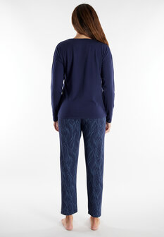 Tom Tailor Dames Pyjama Donkerblauw 60349-6085-635 | 32230