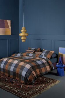 Beddinghouse Flanel Dekbedovertrek Beckett Blue 32174