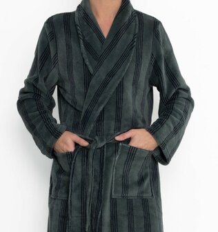 Outfitter Heren Badjas Fleece Groen 496942 | 32140