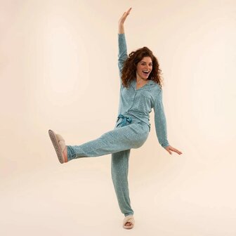 Charlie Choe Dames Pyjama Faded blue O57146-38 | 32300