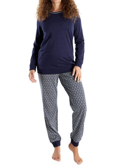 G&ouml;tzburg Dames Pyjama Blauw 250241-4009-655 | 32235