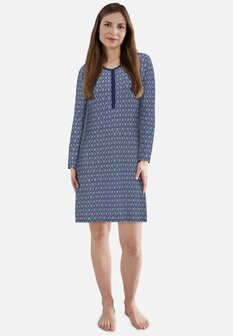 G&ouml;tzburg Dames Nachthemd Blauw 250240-4009-625 | 32238