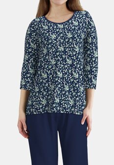 G&ouml;tzburg Dames Pyjama Blauw 250236-4009-625 | 32233