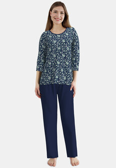 G&ouml;tzburg Dames Pyjama Blauw 250236-4009-625 | 32233