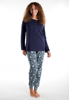 G&ouml;tzburg Dames Pyjama Blauw 250237-4009-625 | 32232
