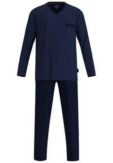 G&ouml;tzburg Heren Pyjama Donkerblauw 452340-4065-636 | 32436
