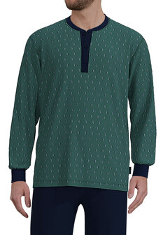 G&ouml;tzburg Heren Pyjama Donkergroen 452329-4009-335 | 32200