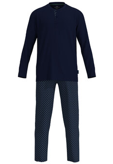 G&ouml;tzburg Heren Pyjama Donkerblauw 452328-4009-635 | 32204