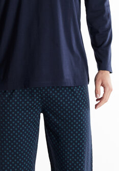 G&ouml;tzburg Heren Pyjama Donkerblauw 452328-4009-635 | 32204