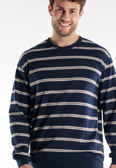G&ouml;tzburg Heren Pyjama Donkerblauw 452348-2008-632 | 32434