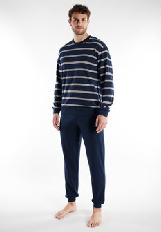 G&ouml;tzburg Heren Pyjama Donkerblauw 452348-2008-632 | 32434