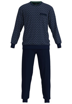 G&ouml;tzburg Heren Pyjama Donkerblauw 452330-4009-665 | 32198