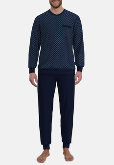 G&ouml;tzburg Heren Pyjama Donkerblauw 452327-4009-635 | 32199