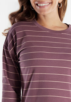 Tom Tailor Dames Nachthemd Lila 60346-6061-723 | 32180