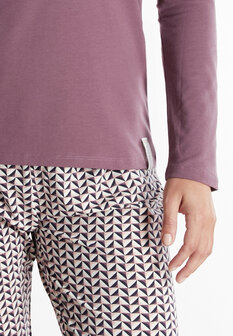 Tom Tailor Dames Pyjama Lila 60341-6061-725 | 32178