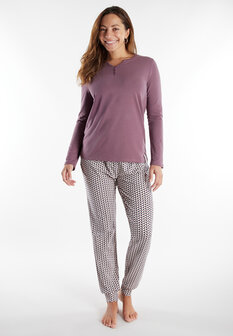 Tom Tailor Dames Pyjama Lila 60341-6061-725 | 32178