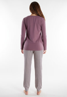 Tom Tailor Dames Pyjama Lila 60341-6061-725 | 32178