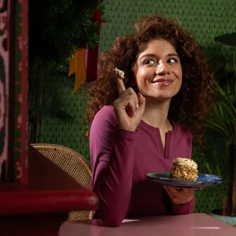 Charlie Choe Dames Shirt Cassis O57125-38 | 32296