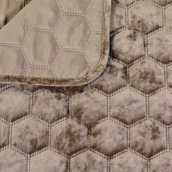Unique Living Sprei Peggy Taupe | 30938-32485