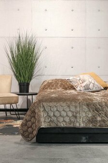 Unique Living Sprei Peggy Taupe | 30938-32485