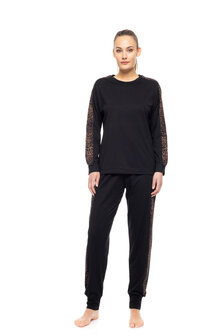 Pink Label Dames Pyjama Leopard W1715 | 32419