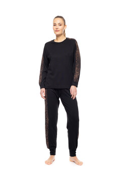 Pink Label Dames Pyjama Leopard W1715 | 32419