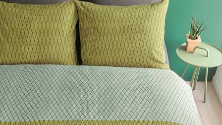 Beddinghouse Dekbedovertrek Leith Green 31057