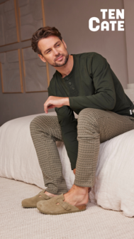 Ten Cate Men Pyjama Green Graphic 60533-6166 | 32465