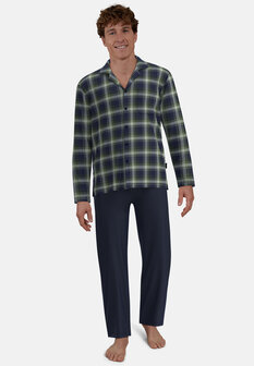 Ceceba Heren Flanellen Pyjama Green 31294-6540-334 | 32442