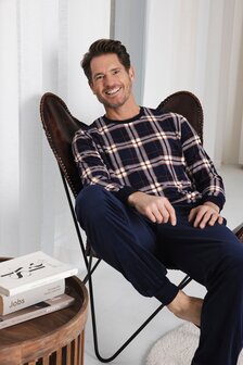 Pastunette Heren Pyjama Dark Blue 182252-522-2-520 | 32477
