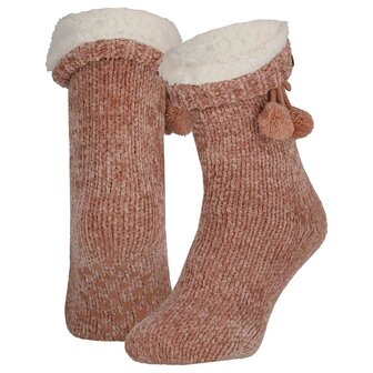 Apollo Dames Huissokken Roze 123648025 | 32484