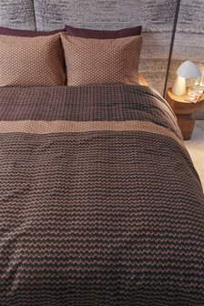 Beddinghouse Flanel Dekbedovertrek River Dark Red 32177