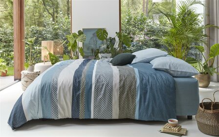 Beddinghouse Dekbedovertrek Lennart Blue 32553