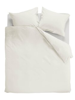 Linolux Dekbedovertrek Washed Cotton White 32385