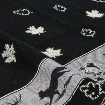 Bunzlau Castle Keukendoek Forest Animals Black 6426 | 32564