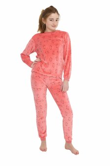Cocodream Meisjes Pyjama Velours Pink 351966 | 32392