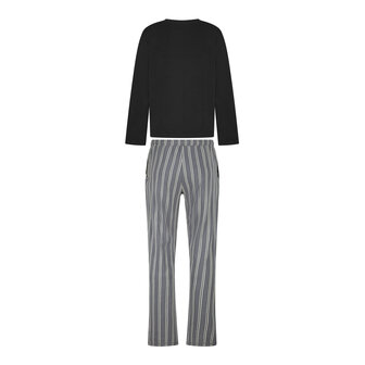 Ten Cate Men Pyjama Antraciet Stripe 60532-6165 | 32464