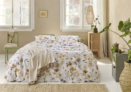 Ariadne At Home Dekbedovertrek Flowerlove White 28026