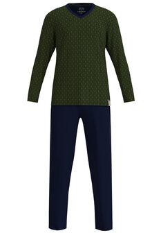 Ceceba Heren Pyjama Dark Green 31288-6533-335 | 32444