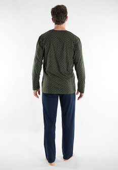 Ceceba Heren Pyjama Dark Green 31288-6533-335 | 32444