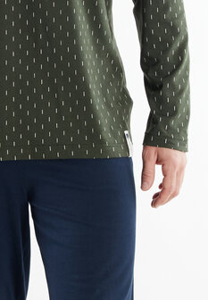 Ceceba Heren Pyjama Dark Green 31288-6533-335 | 32444